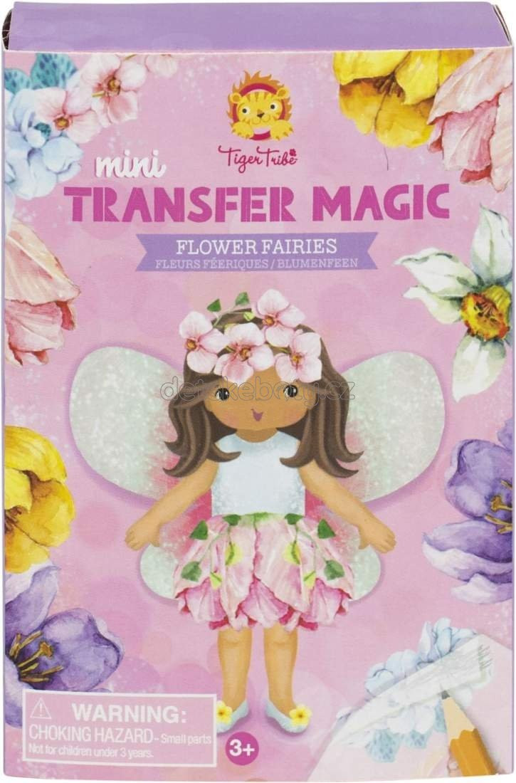 Kreativní sada Tiger Tribe Mini Transfer Magic - Flower Fairies