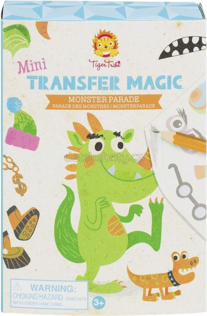 Kreativní sada Tiger Tribe Mini Transfer Magic - Monster Parade