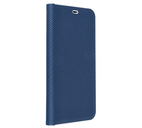 Forcell Luna Carbon flipové pouzdro Apple iPhone 12/12 Pro navy