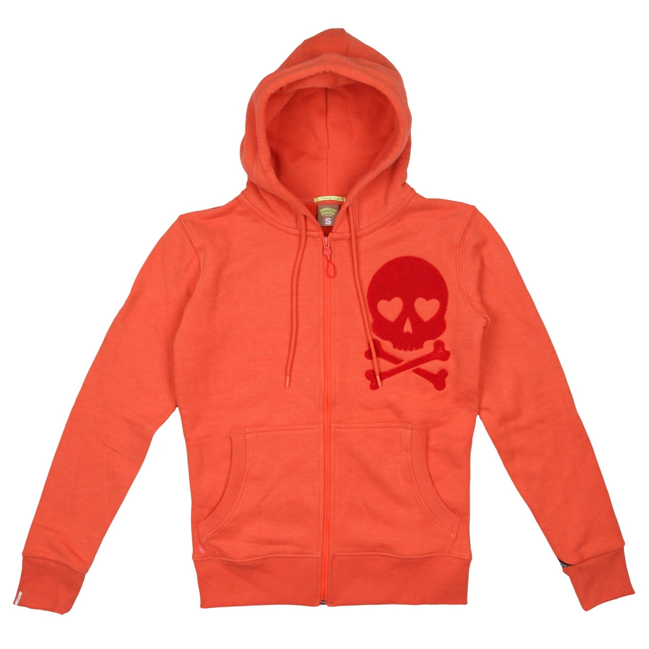 Mikina dámská Yakuza Premium Love Skull - oranžová, S