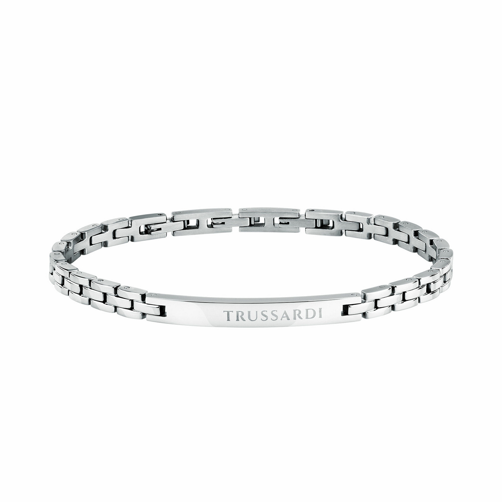 Trussardi Originální ocelový náramek T-Steel TJAXV15