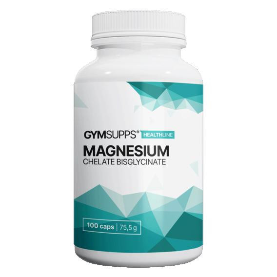 GymSupps Magnesium Chelate Bisglycinate 100 kapslí