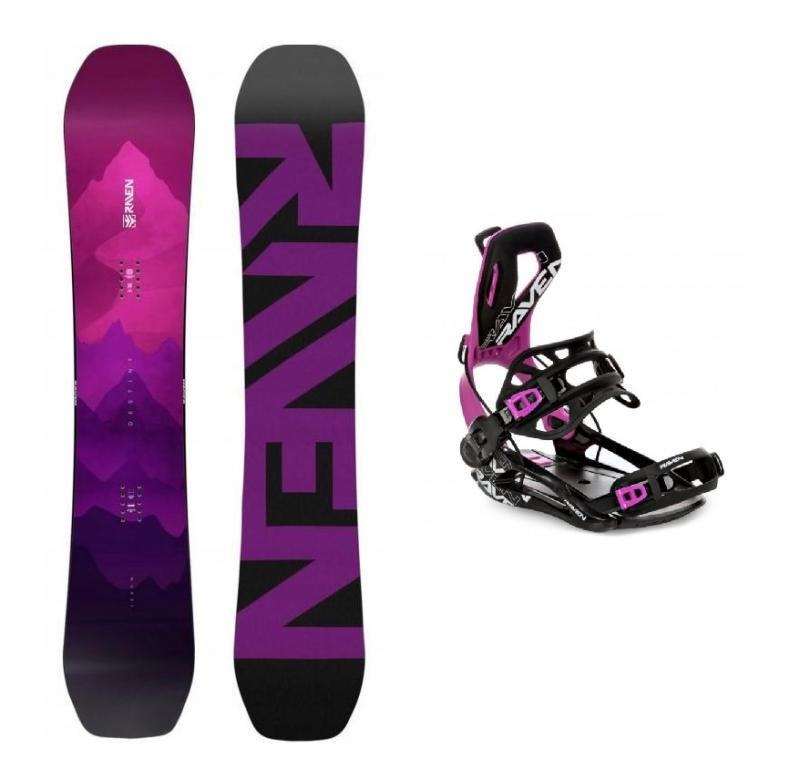 Raven Destiny dámský snowboard + Raven FT360 black/fuchsia vázání + sleva 500,- na příslušenství