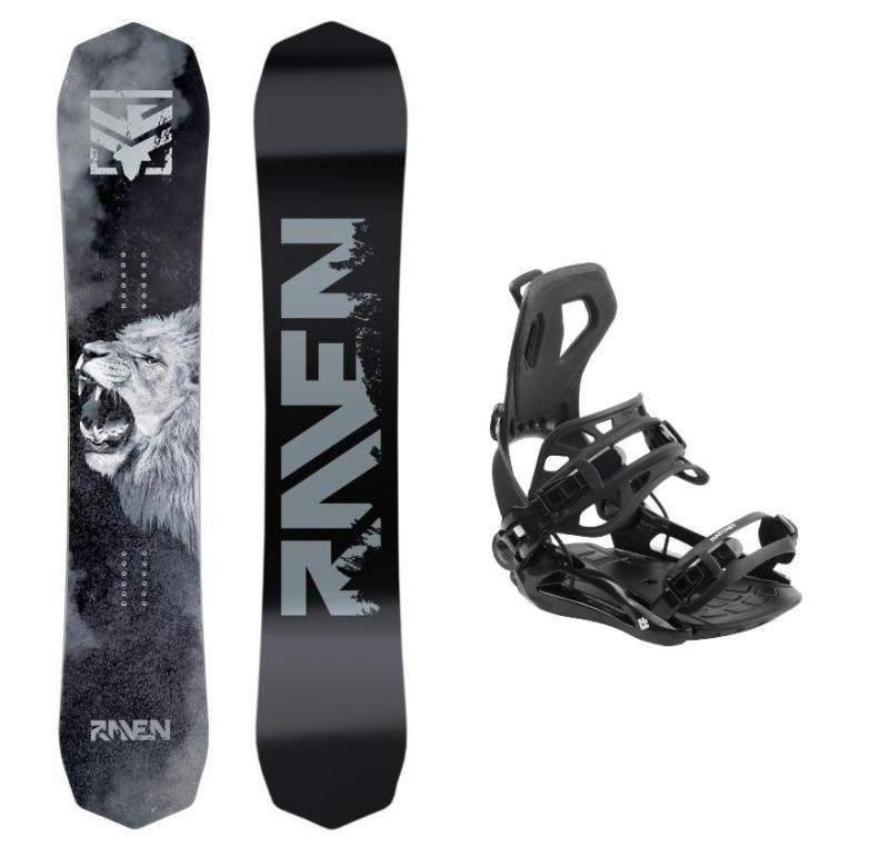 Raven Lion pánský snowboard + Hatchey Fastec snowboardové vázání