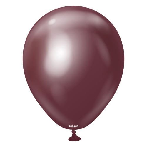 Balonek Kalisan Mirror Chrome Burgundy 30cm/12