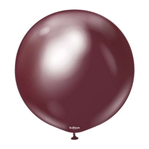 Balonek Kalisan Mirror Chrome Burgundy 45cm/18