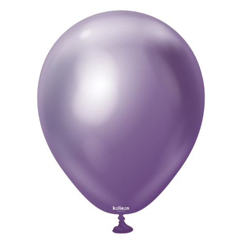 Balónky fialové Kalisan Mirror Chrome Violet 13cm/5