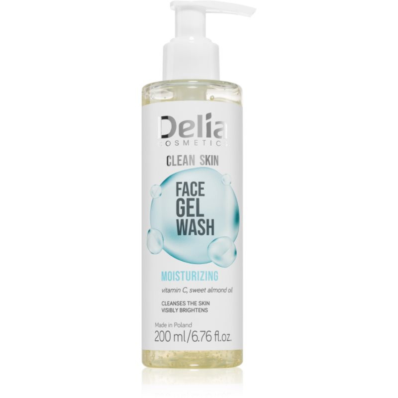 Delia Cosmetics Clean Skin hydratační čisticí gel na obličej 200 ml