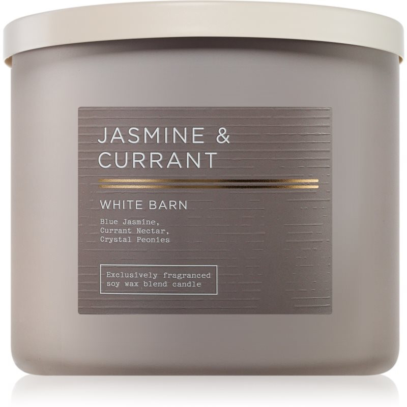 Bath & Body Works Jasmine & Currant vonná svíčka 411 g