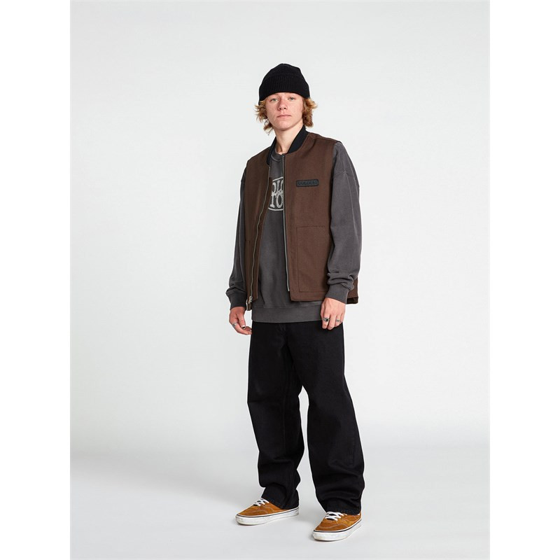 kalhoty VOLCOM - Billow Denim Black (BLK) velikost: 30