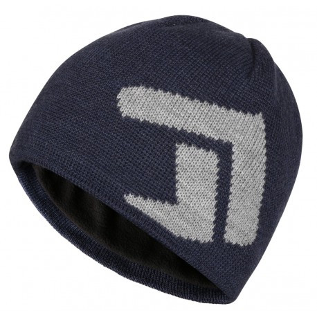 Direct Alpine Kameny navy/grey pánská pletená čepice Merino vlna M