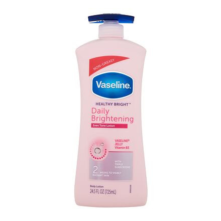 Vaseline Healthy Bright Daily Brightening rozjasňující a hydratační tělové mléko 725 ml pro ženy