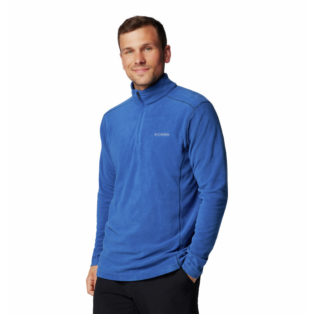 Pánská mikina Columbia Klamath Range™ II Half Zip Velikost: L / Barva: modrá