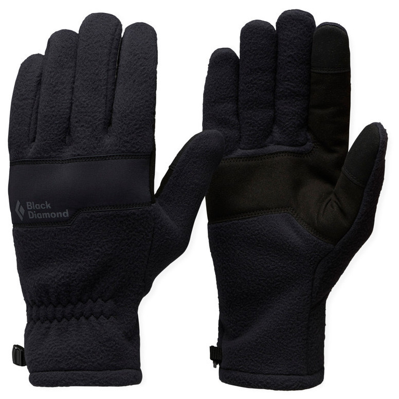 Rukavice Black Diamond Everyday Fleece Gloves Velikost rukavic: L / Barva: černá