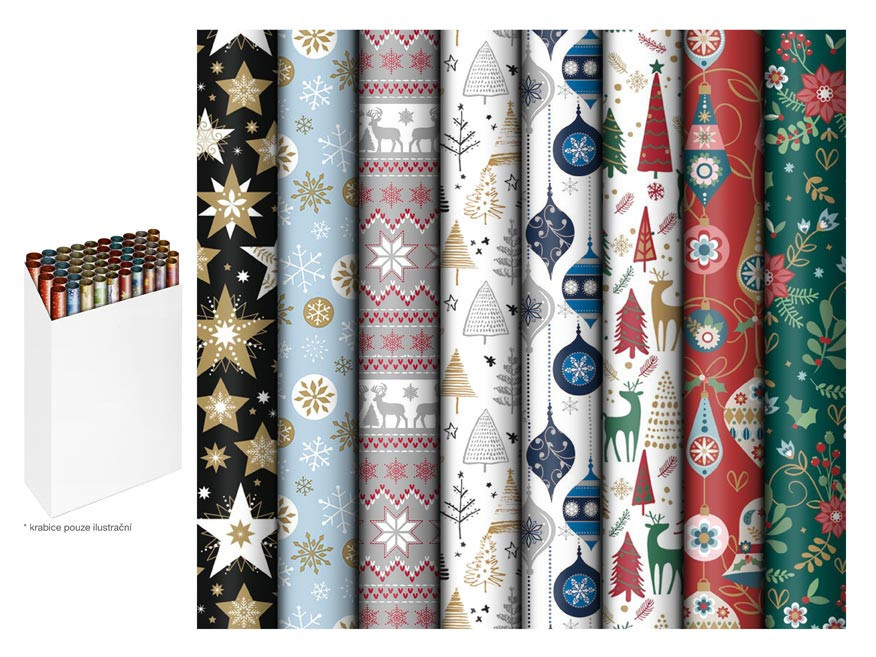 MFP 5811805 Balící papír vánoční role 500x70 mix č.11