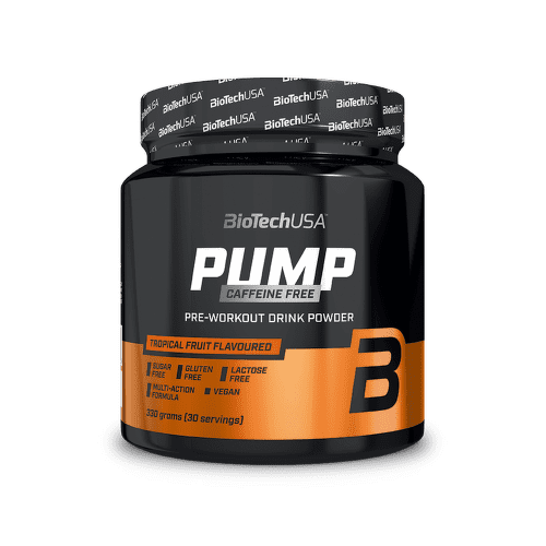 BioTech Pump Caffeine Free 330 g tropical fruit