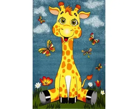 Dětský koberec Kolibri 120x170 cm, motiv žirafa