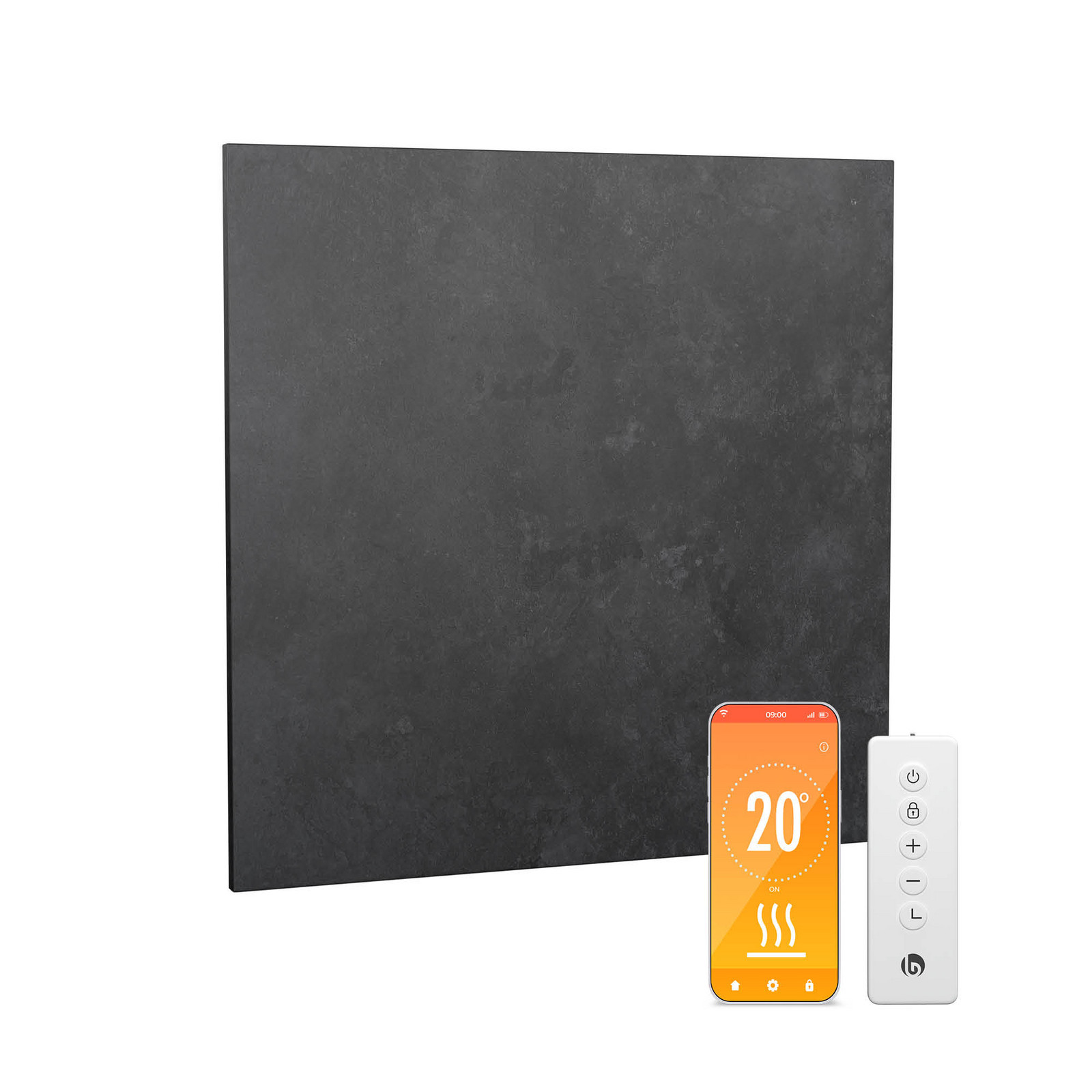 Blumfeldt Heat Square | Infračervené vytápění | WiFi ovládání | 350 W | IP44