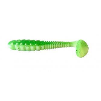 Sellior gumová nástraha Worm Fluogreen 8 cm / 6 ks