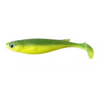 Sellior gumová nástraha Real Shad Fluo Green 10 cm / 5 ks