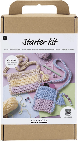 Začátečnická sada na háčkování