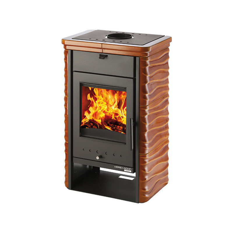 Kamna krbová Haas+Sohn SARA černá, medovník
