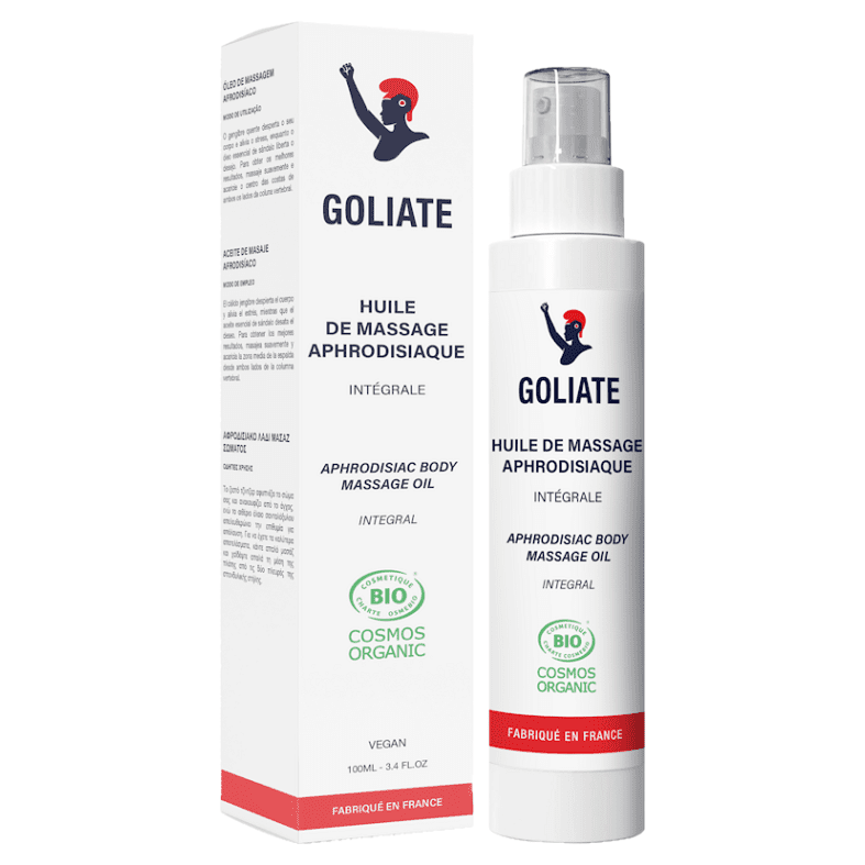 GOLIATE Afrodiziakální masážní olej BIO 100 ml