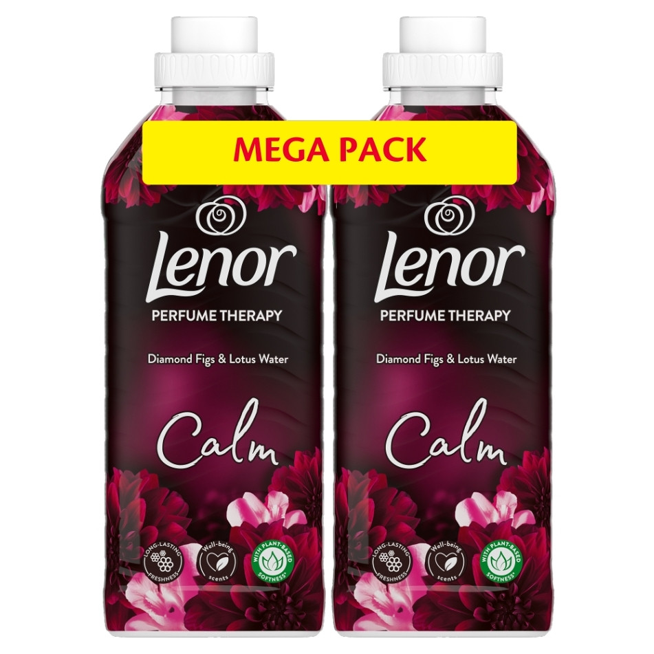 LENOR Diamond & Lotus Aviváž 74 praní 2 x 925 ml, poškozený obal