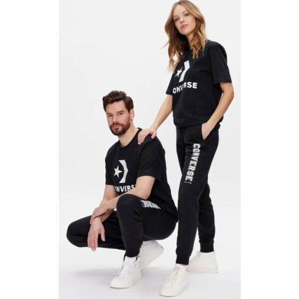 Converse STANDARD FIT ALL STAR WEARERS LEFT PANT BB Unisex tepláky, černá, velikost