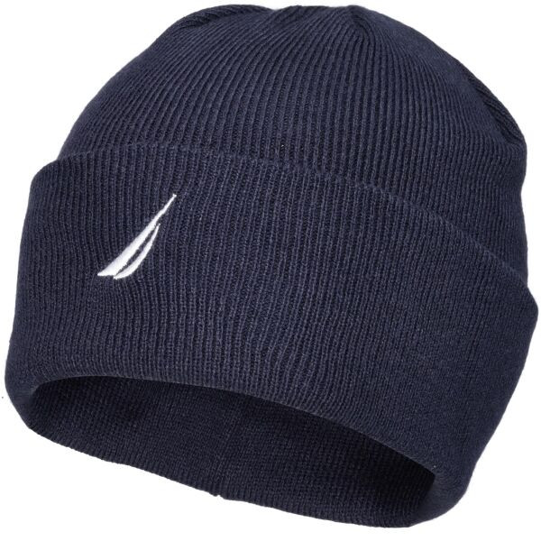 NAUTICA GERRO BEANIE Pánská zimní čepice, tmavě modrá, velikost