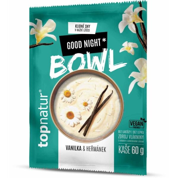 TOPNATUR BOWL GOOD NIGHT VANILKA + HEŘMÁNEK 60 G Kaše, , velikost