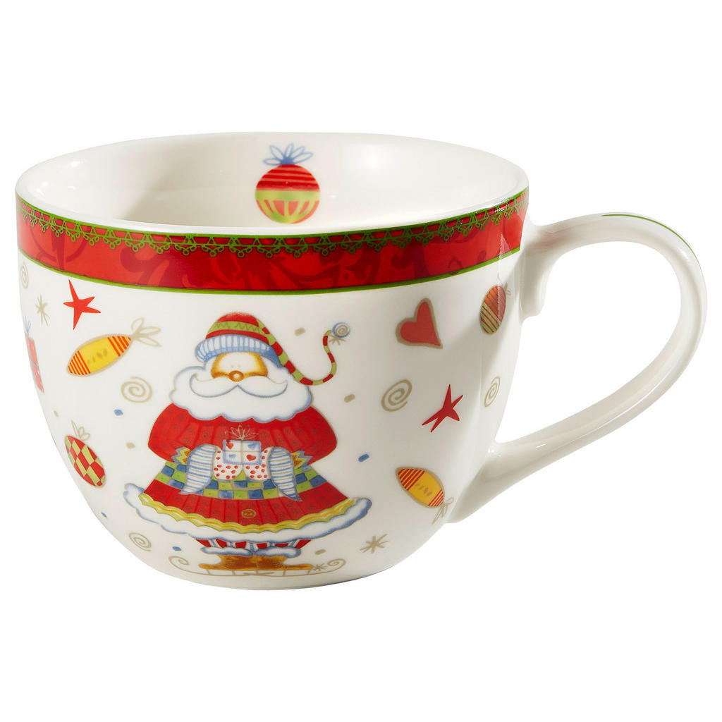 X-Mas ŠÁLEK NA CAPPUCCINO porcelán (new bone china)