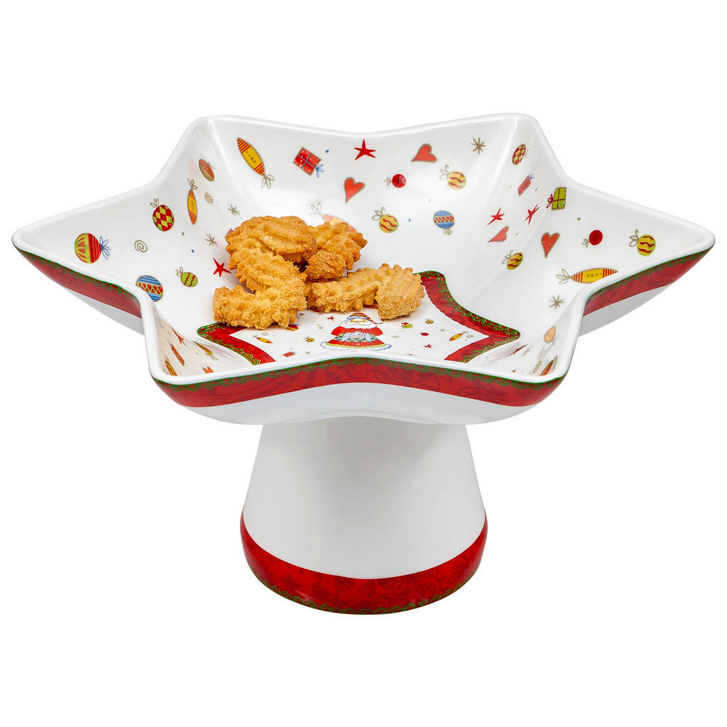 X-Mas SERVÍROVACÍ PODNOS, keramika, 28,5/16 cm