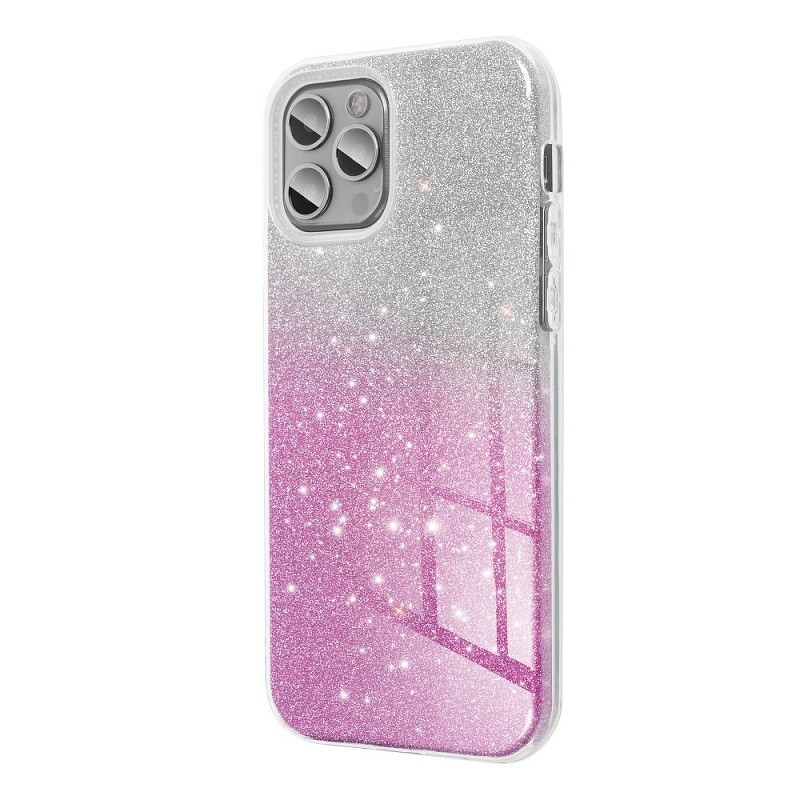 Pouzdro silikon Xiaomi Redmi A3 Shining stříbrné / růžové