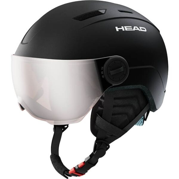 Head MOJO VISOR Dětská lyžařská helma, černá, velikost