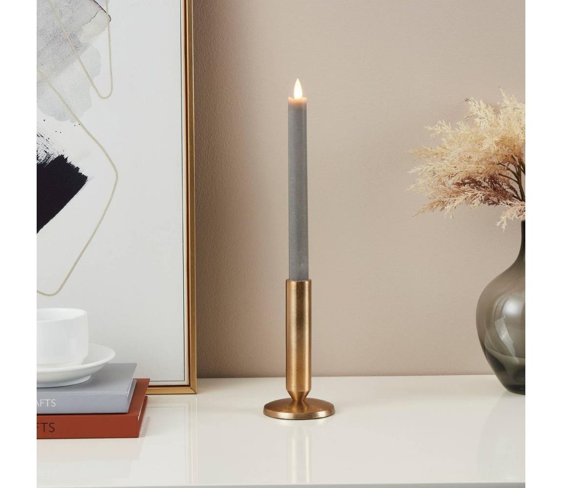 Eglo Eglo 422222 - SADA 2x LED Svíčka ANDRAFIABE LED/1xAAA 24,5 cm šedá