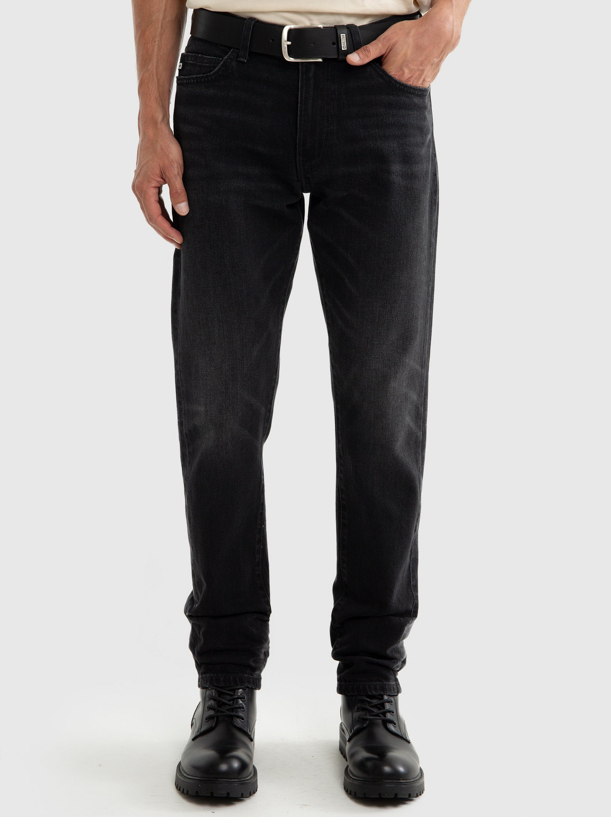 Big Star Man's Tapered Trousers Denim 110841 921  Denim