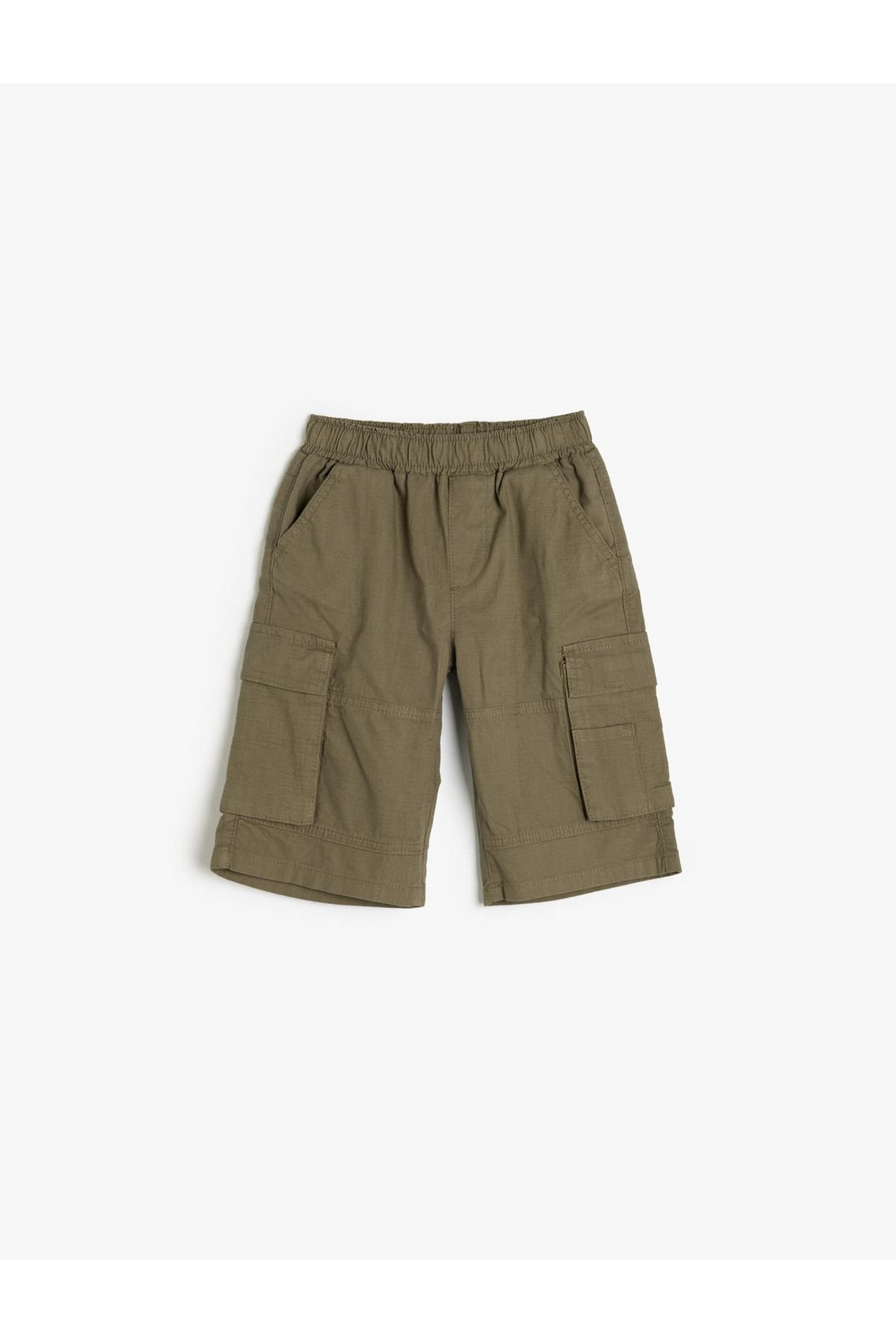 Koton Cargo Shorts with Elastic Waist and Side Pockets Cotton