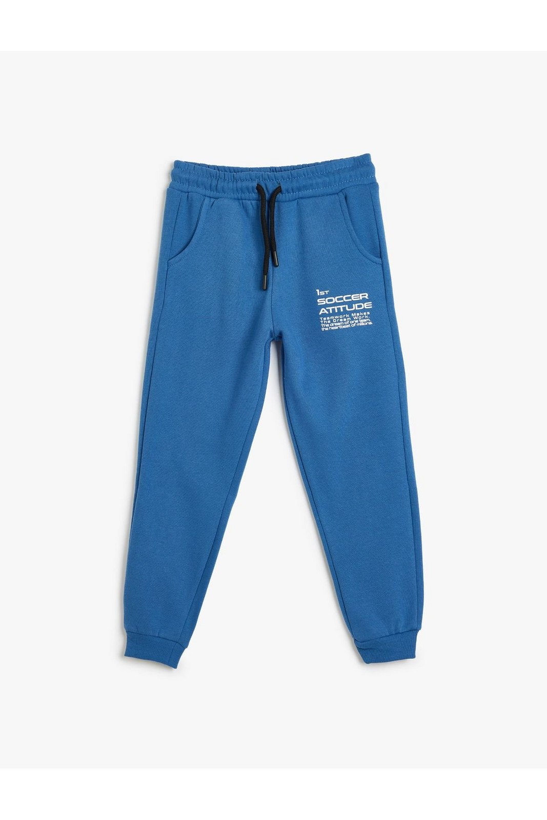 Koton Jogger Sweatpants Color Block Slogan Printed