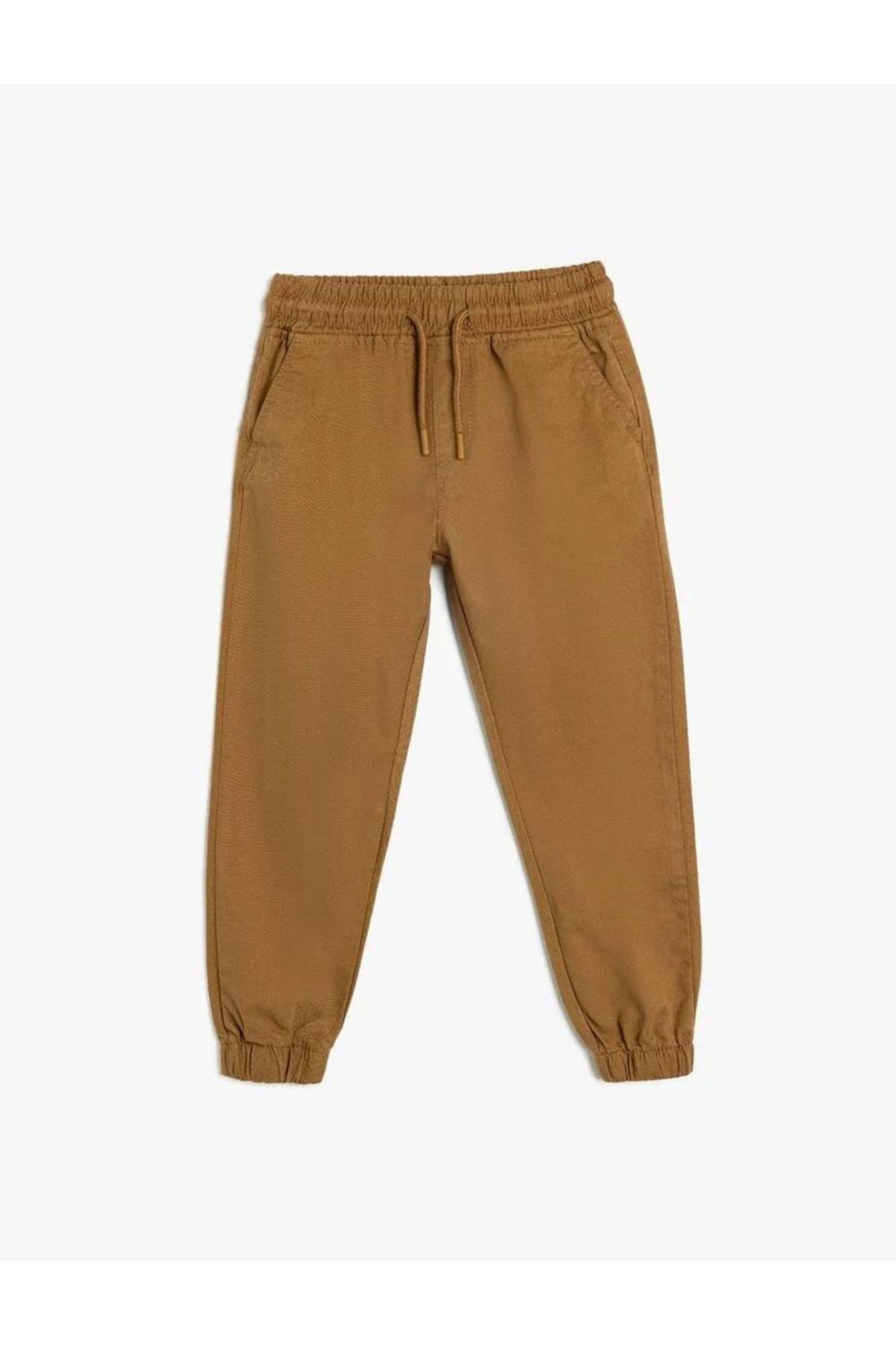 Koton Jogger School Trousers Tied Waist Cotton Pocket