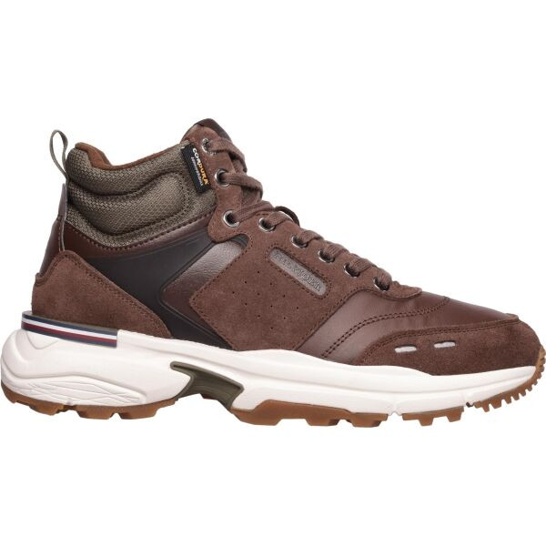 Tommy Hilfiger MRUNNER CORDURA LEATHER Pánská volnočasová obuv, hnědá, velikost