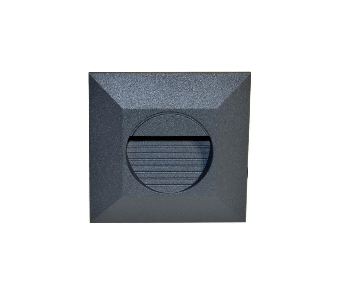 LED Venkovní schodišťové svítidlo UGRA LED/2W/230V IP54 antracit
