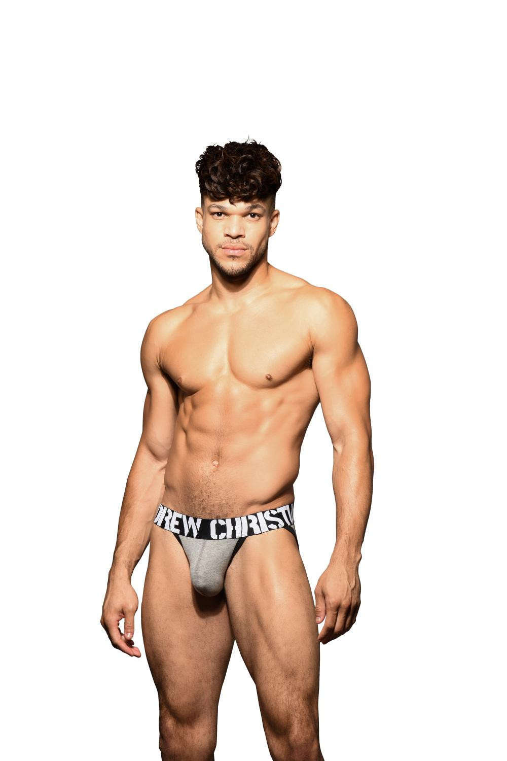 Pánské jocksy Andrew Christian šedé DOORBUSTER! (92930-HGR) XL