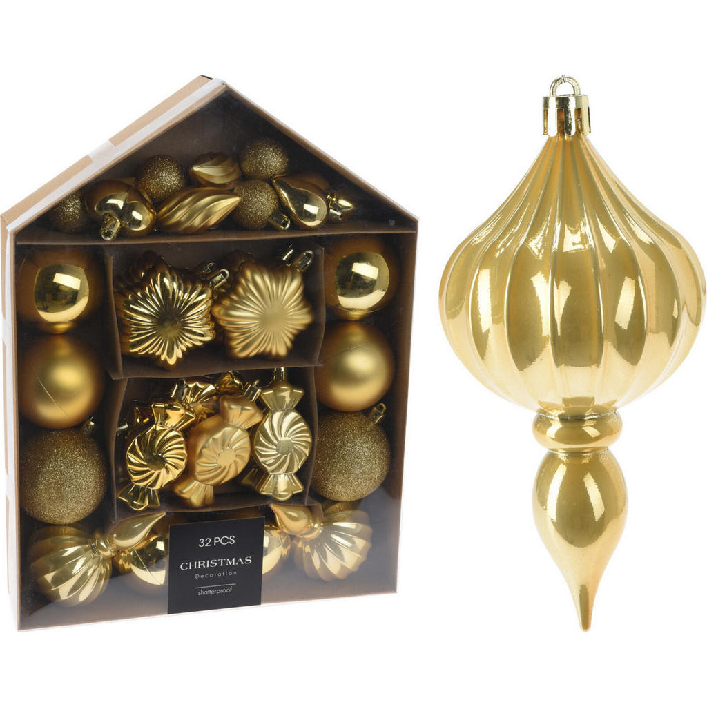 XXXL SADA VÁNOČNÍCH OZDOB 32 ks