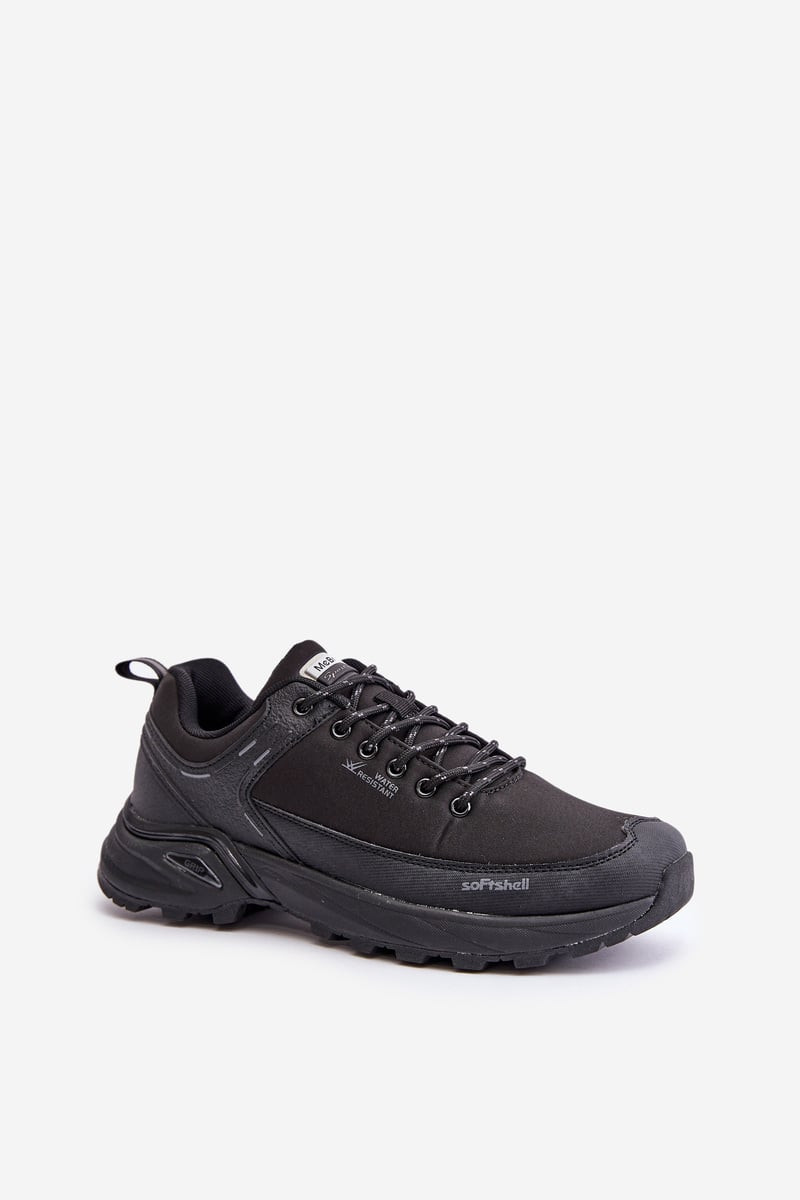 Voděodolné Lehká Sportovní Trekingová Pánská Obuv McBraun Černá
