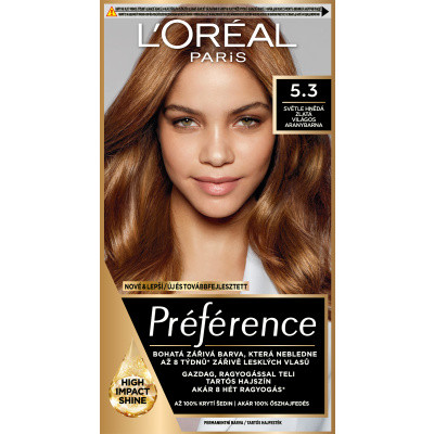 L'oreal Paris Préférence barva na vlasy, Virginie, světlá hnědá 5.3