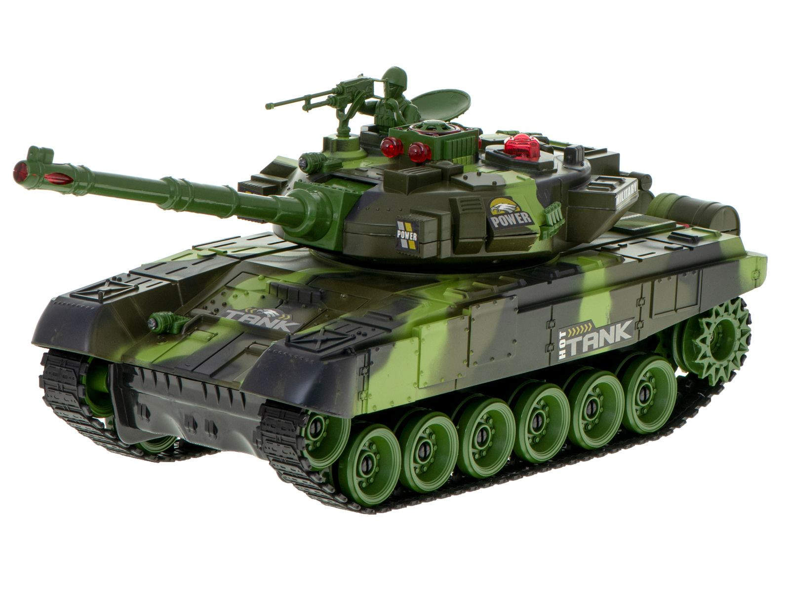 RCobchod Infra RC tank T-80 No.9995 Green Camo, 2,4 GHz, RTR 1:16