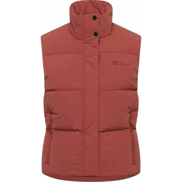 Jack Wolfskin NORDLICHT VEST W Dámská péřová vesta, červená, velikost