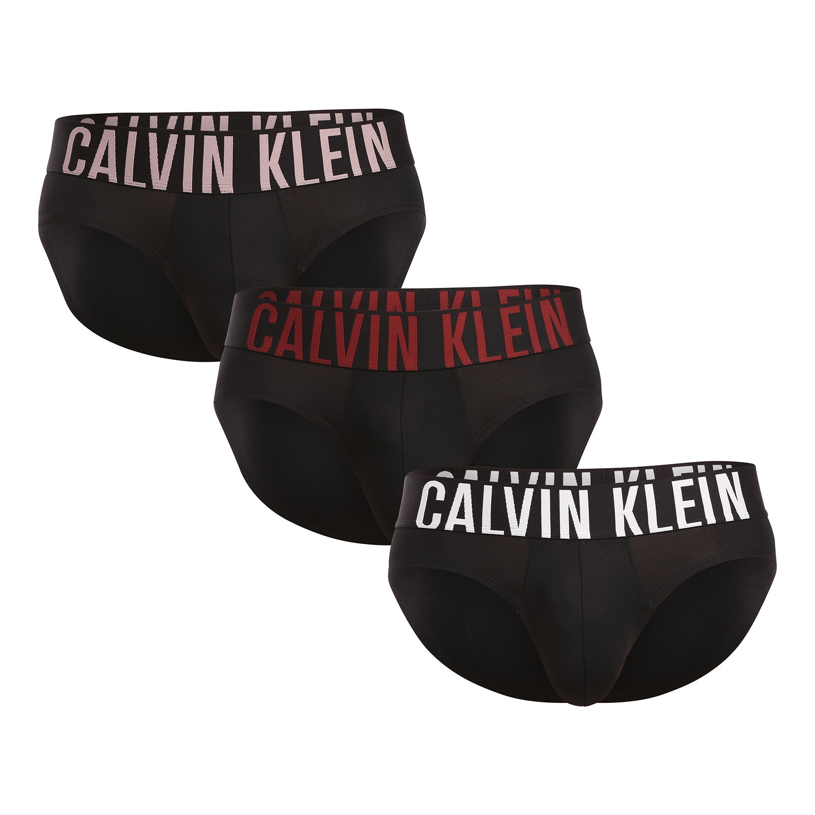 3PACK pánské slipy Calvin Klein černé (NB3610A-Q1S) S