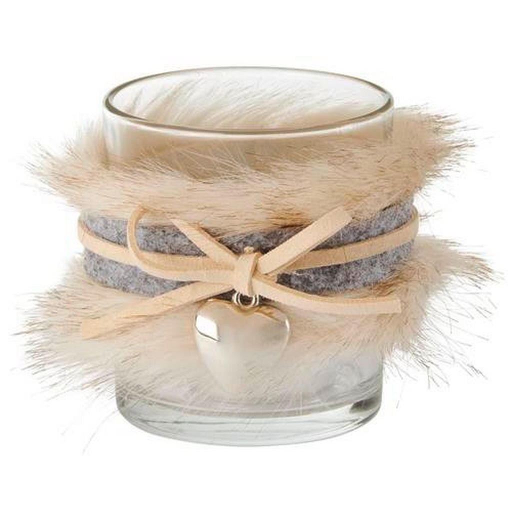 XXXL NÁDOBKA NA ČAJOVOU SVÍČKU, plast, sklo